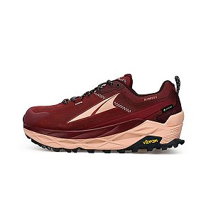 Zapatillas De Trail Running Altra Olympus 5 Hike Low Gtx Mujer Rojas Marrones Coral | Espana-158360