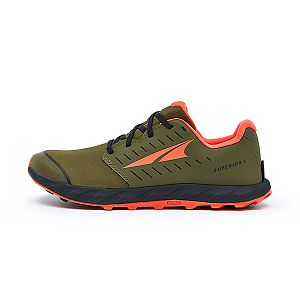 Zapatillas De Trail Running Altra Superior 5 Hombre Verde Negras Naranjas | Espana-173460