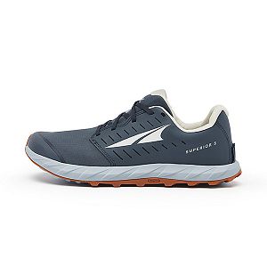 Zapatillas De Trail Running Altra Superior 5 Hombre Azules Blancas Marrones | Espana-273968