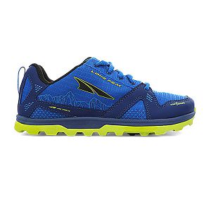 Zapatillas De Trail Running Altra Youth Lone Peak Hombre Azules Negras Amarillo | Espana-153894