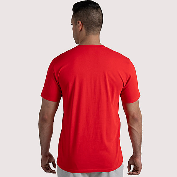 Tee Altra Everyday Recycled Hombre Rojas Blancas | Espana-208493