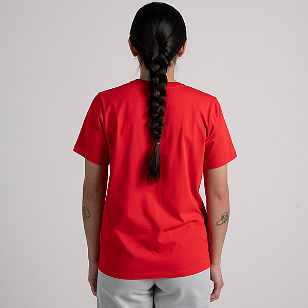 Tee Altra Everyday Recycled Mujer Rojas Blancas | Espana-560432