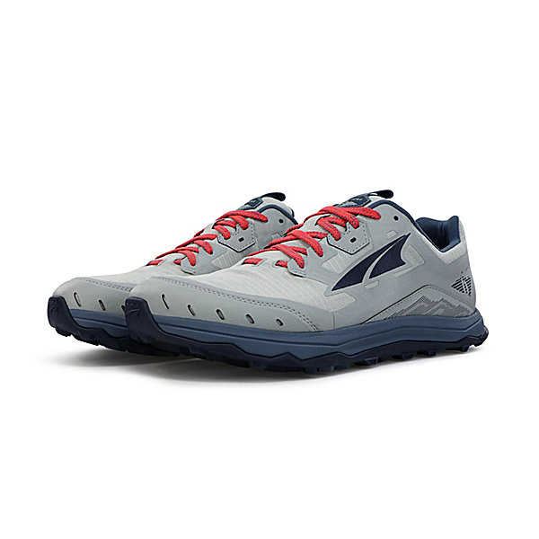 Zapatillas De Trail Running Altra Lone Peak 6 Hombre Gris Azules Rojas | Espana-123859