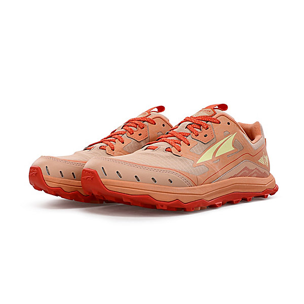 Zapatillas De Trail Running Altra Lone Peak 6 Mujer Coral Amarillo | Espana-596073