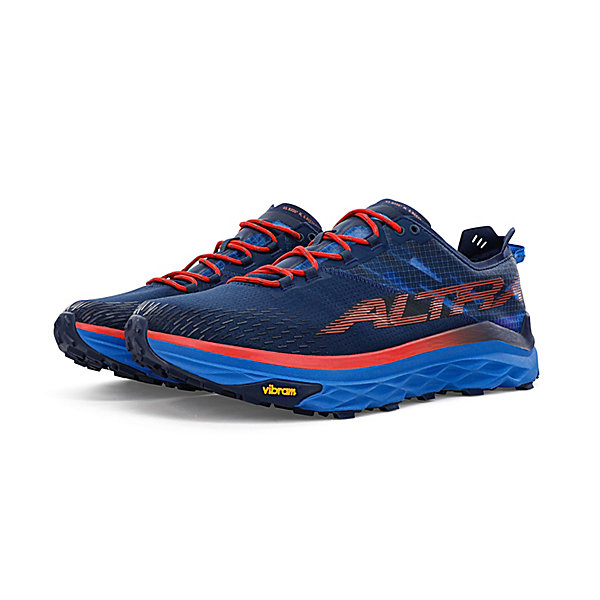 Zapatillas De Trail Running Altra Mont Blanc Hombre Azules Rojas | Espana-735460