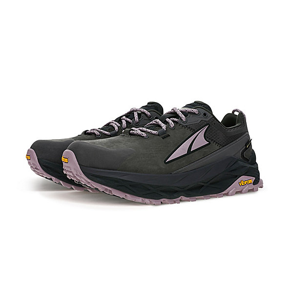 Zapatillas De Trail Running Altra Olympus 5 Hike Low Gtx Mujer Gris Negras Moradas | Espana-718490