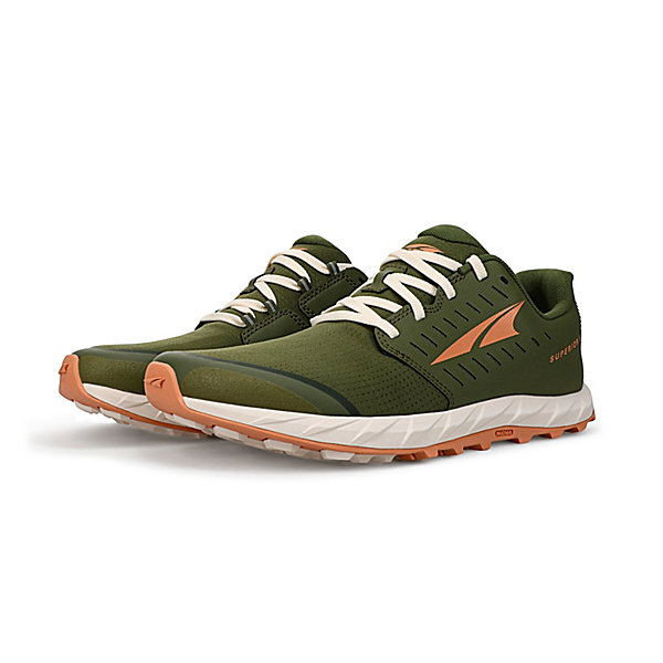 Zapatillas De Trail Running Altra Superior 5 Mujer Verde Oliva Blancas Coral | Espana-293156