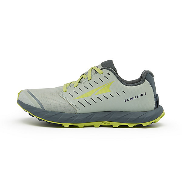 Zapatillas De Trail Running Altra Superior 5 Mujer Gris Verde Amarillo | Espana-495760