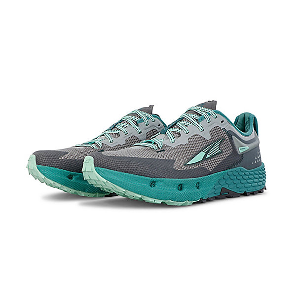 Zapatillas De Trail Running Altra Timp 4 Mujer Gris Azules Verde | Espana-618597