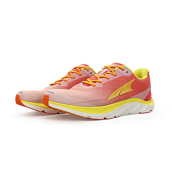 Zapatillas Running Carretera Altra Rivera 2 Mujer Coral Amarillo Blancas | Espana-476315