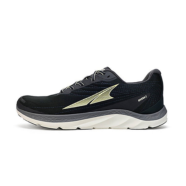 Zapatillas Running Carretera Altra Rivera 2 Hombre Negras Blancas Amarillo | Espana-879504